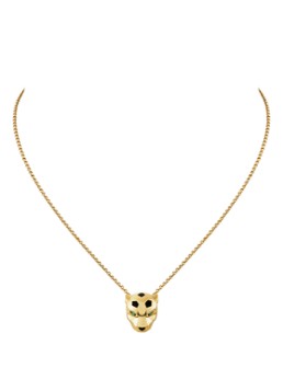 Cartier Heren Panthère de Cartier ketting van 18 karaat geelgoud met onyx en tsavoriet CRB72247 in de kleur Geelgoud