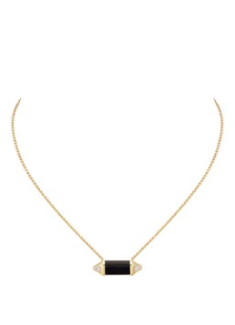 Cartier Dames Les Berlingots de Cartier ketting met onyx en diamant CRB7224700 in de kleur Geelgoud
