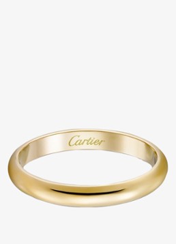 Cartier Dames 1895 Wedding band ring van geelgoud CRB40023 in de kleur Geelgoud