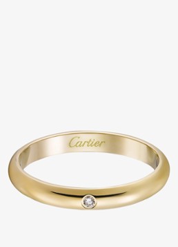 Cartier Heren 1895 trouwring, van 18 karaat geelgoud met diamant CRB4057600 in de kleur Geelgoud