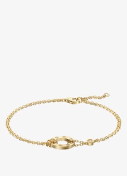 Cartier Dames LOVE armband, van 18 karaat geelgoud met 0.03 ct diamant CRB6038300 in de kleur Geelgoud
