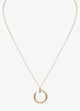 Cartier Dames Juste un Clou ketting van 18 karaat geelgoud met 0.12 ct diamant CRB7224889 in de kleur Geelgoud