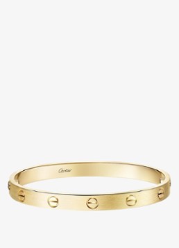 Cartier Dames LOVE armband, klassiek model van 18 karaat geelgoud CRB6077017 in de kleur Geelgoud