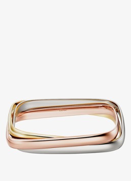 Cartier Dames Trinity armband van 18 karaat rosé-, wit-, en geelgoud CRB6078017 in de kleur Multicolor