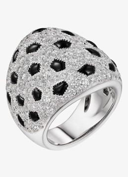 Cartier Dames Panthère de Cartier ring van 18 karaat witgoud met 2.30 ct diamant CRN4788200 in de kleur Witgoud