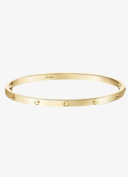 Cartier Dames LOVE Small armband van 18 karaat geelgoud CRB6079115 in de kleur Geelgoud