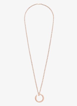 Cartier Dames Juste un Clou ketting van 18 karaat roségoud CRN7424509 in de kleur Roségoud