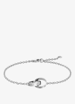 Cartier Dames LOVE armband van 18 karaat witgoud CRB6091200 in de kleur Witgoud