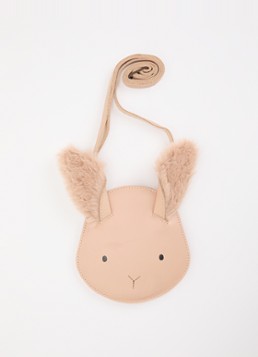 Donsje Amsterdam Meisjes Britta crossbodytas van leer in de kleur Zalmroze, maat: ONE SIZE
