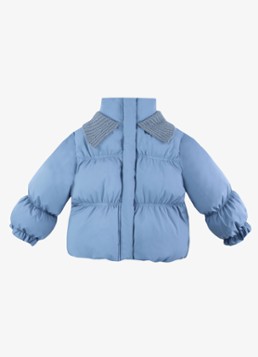 Donsje Amsterdam Meisjes Suzan Jacket in de kleur Blauw, maat: 6-7Y=122