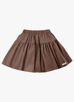 Donsje Amsterdam Meisjes Azani Skirt in de kleur Camel, maat: 5-6Y=116