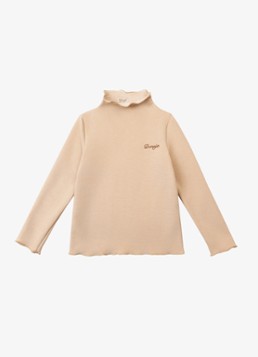Donsje Amsterdam Meisjes Jotte longsleeve met logoborduring in de kleur Roze, maat: 3-4Y=104
