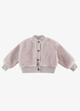 Donsje Amsterdam Meisjes Karai vest van teddy in de kleur Roze, maat: 3-4Y=104
