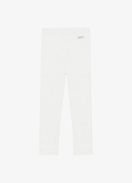 Donsje Amsterdam Meisjes Nienja legging met logo in de kleur Gebroken wit, maat: 5-6Y=116