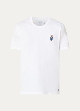 Ralph Lauren Heren Pyjamatop met logo in de kleur Wit, maat: S