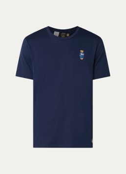 Ralph Lauren Heren Pyjamatop met logo in de kleur Donkerblauw, maat: M