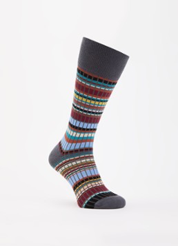 Paul Smith Heren Signature Stripe ribgebreide sokken met streepprint
