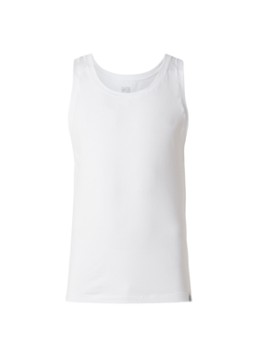 Schiesser Heren Long Life Soft singlet in de kleur Wit, maat: XXL