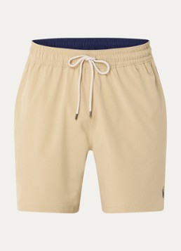 Ralph Lauren Heren Traveler zwemshorts met logoborduring in de kleur Beige, maat: S