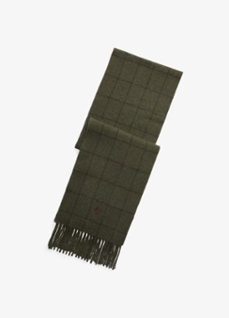 Ralph Lauren Heren Reversible sjaal in wolblend 168 x 25 cm