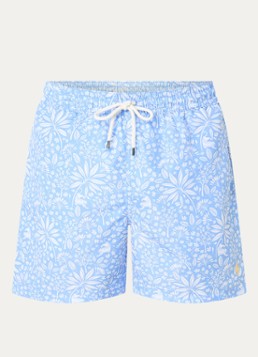 Ralph Lauren Heren Zwemshorts met logo in de kleur Blauwgrijs, maat: XXL