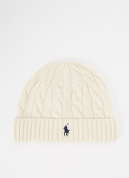 Ralph Lauren Heren Fijngebreide muts met logo
