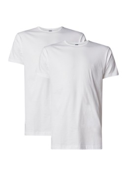 Alan Red Heren Derby T-shirt met ronde hals in 2-pack in de kleur Wit, maat: S