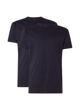 Alan Red Heren Virgina regular fit T-shirt met ronde hals in 2-pack in de kleur Donkerblauw, maat: XXL