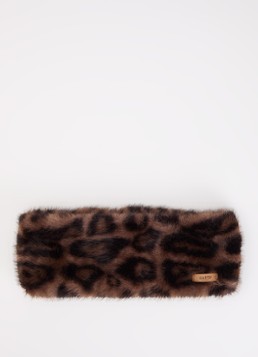 Barts Dames Hoofdband van imitatiebont in de kleur Bruin, maat: ONE SIZE