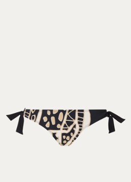 Barts Dames Buhrn bikinislip met print in de kleur Zwart, maat: 38