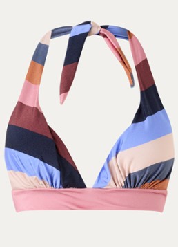 Barts Dames Corangs halter bikinitop met print in de kleur Roze, maat: 42