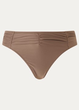 Barts Dames Kelli Cheeky high waisted hipster bikinislip in de kleur Lichtbruin, maat: 44