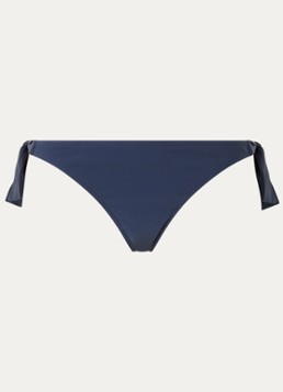 Barts Dames Solid Cheeky Bum bikinislip met geknoopt detail in de kleur Donkerblauw, maat: 38
