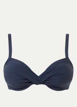 Barts Dames Solid voorgevormde bikinitop met beugel in de kleur Donkerblauw, maat: 44 C/D