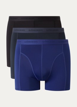 Björn Borg Heren Boxershorts met logoband in 3-pack in de kleur Zwart, maat: M