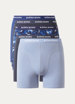 Björn Borg Heren Boxershorts met logoband in 5-pack in de kleur Blauw, maat: XXL
