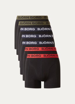 Björn Borg Heren Boxershorts met logoband in 7-pack in de kleur Zwart, maat: M