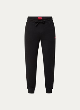 HUGO Heren Austin pyjamabroek met steekzakken in de kleur Zwart