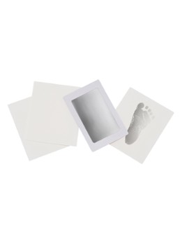 BamBam Jongens Inkpad Kit in de kleur Zilver, maat: 12 cm