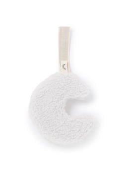 Dappermaentje Jongens Teddy speendoekje in de kleur Wit, maat: 10x12cm