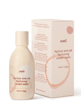 Kenkô Apricot and Oat Nurturing cream wash - baby douchegel 1 SIZE Verzorging - Deal