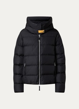 Parajumpers Dames Jinny jas met donsvulling en steekzakken in de kleur Zwart, maat: XS