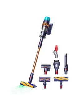 Dyson Gen5 Detect steelstofzuiger 127,6 cm - blauw / koper Blauw - Deal