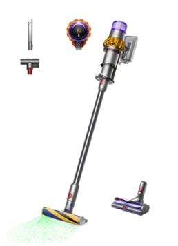 Dyson V15 Detect Absolute steelstofzuiger Zilver - Deal