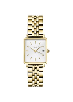 Rosefield Dames The Mini Boxy horloge QMWSG-Q021