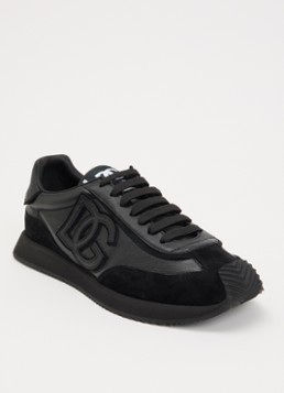 Dolce & Gabbana Heren Cushion sneaker van kalfsleer in de kleur Zwart, maat: 45
