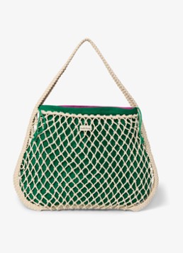 Studio Noos Dames Macramé Mom Bag met omkeerbare binnentas