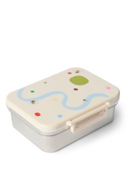 Studio Noos Lunchbox met print Beige - Deal
