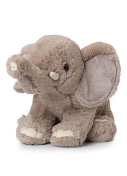 WWF Meisjes WWF Olifant Floppy knuffel 22 cm in de kleur Grijs, maat: 1 SIZE