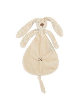 Happy Horse Meisjes Rabbit Richie knuffeldoekje 25 cm in de kleur Ivoor, maat: 25 CM